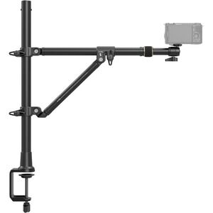 SMALLRIG Camera Desk Mount Overhead Stand 6.6lb (3kg) Ball Head Cam Holder Clamp
